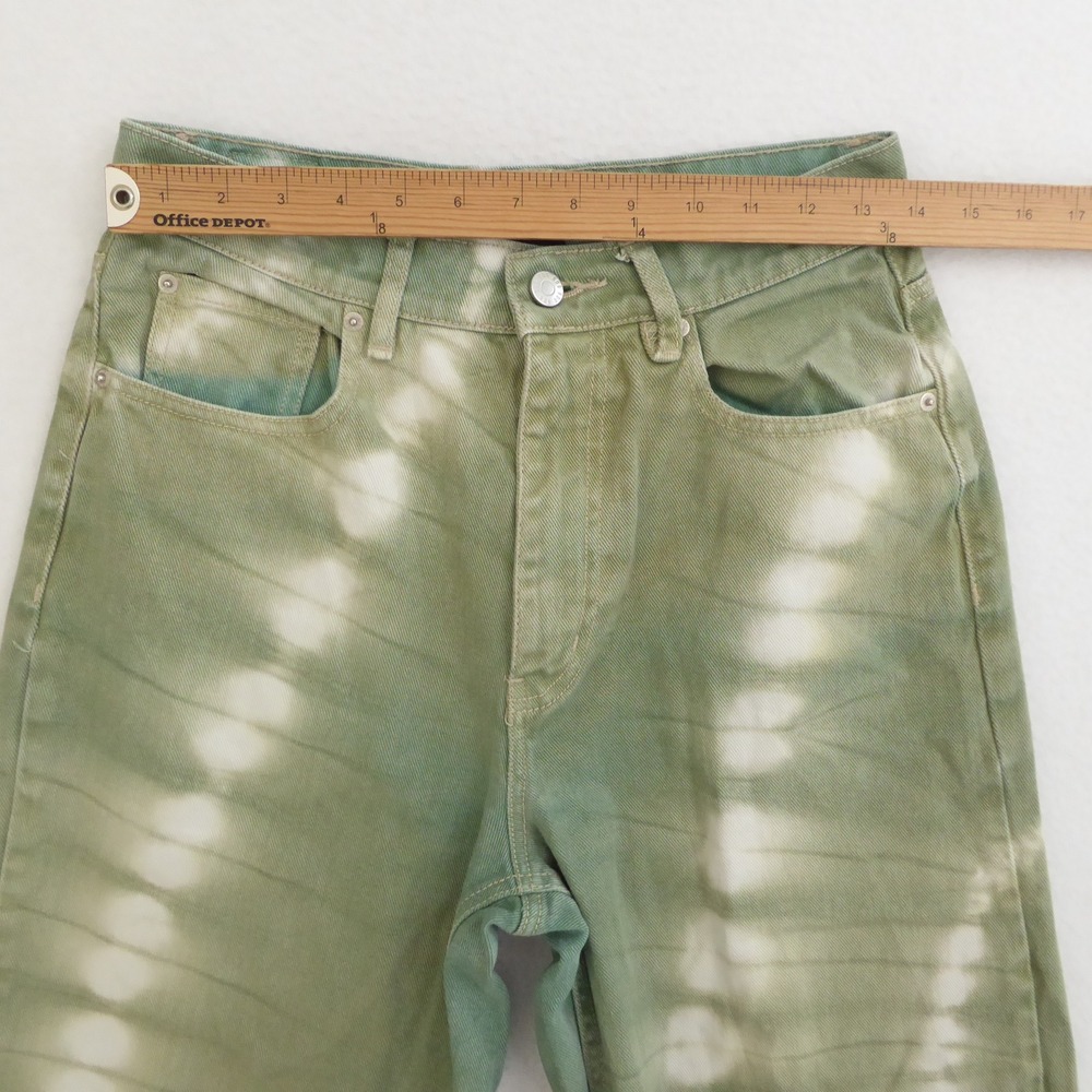 BDG Urban Outfitters Women High Rise Baggy Tie Dye Jean Green Size 27 Denim Y2K - Picture 5 of 10